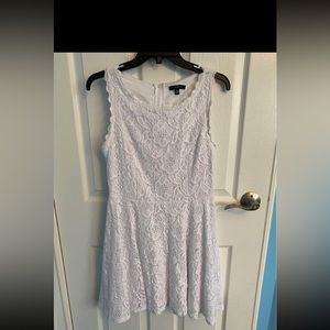 Juniors size 11 white lace dress